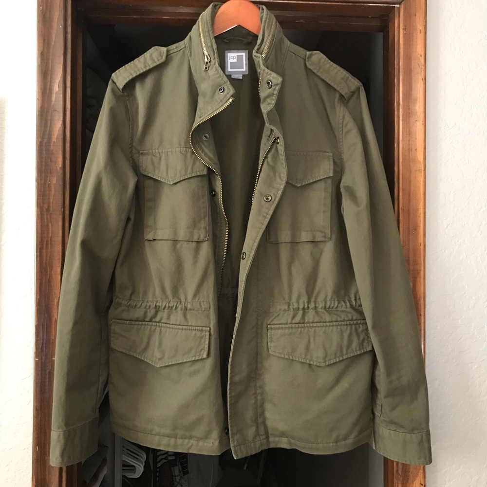 JCP Olive Utility Jacket